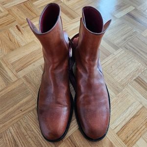 Jean Michel Cazabat Jodphur Boots, Size 41, Reddish Brown